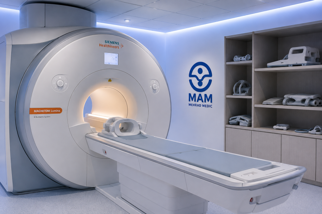 دستگاه MRI پیشرفته برای تصویربرداری مغز، ستون فقرات، مفاصل و بافت‌های نرم در مهراد مدیک